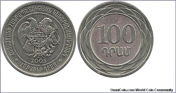 Armenia 100 Dram 2003