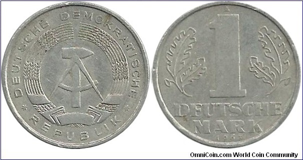 DDR 1 Deutsche Mark 1963A