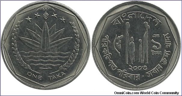 Bangladesh 1 Taka 2003