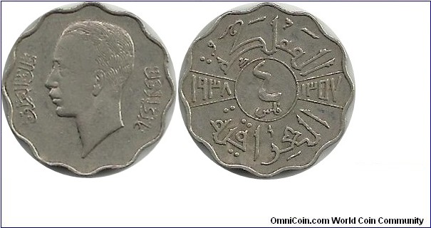 Iraq 4 Fils 1938