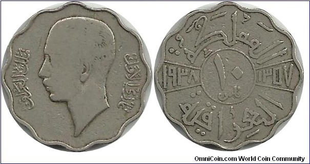 Iraq 10 Fils 1938