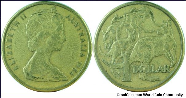 Australia1Dollar-kangaroos-km77-1984