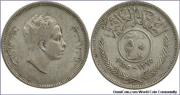 Iraq 50 Fils 1955