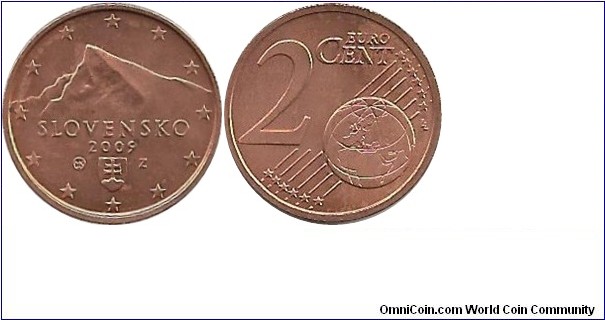 Slovakia 2 EuroCent 2009