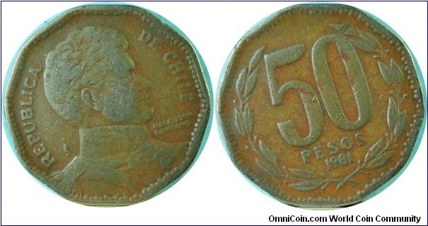 Chile50Pesos-km219.1-1981