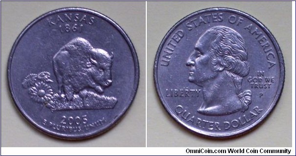 25 cents KANSAS