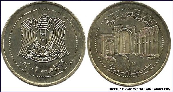 Syria 10 Lira 2003