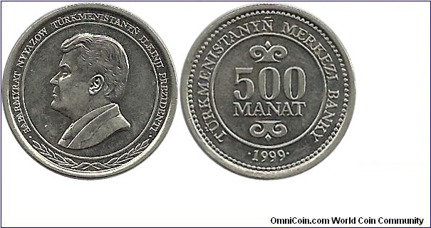 Turkmenistan 500 Manat 1999