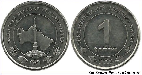 Turkmenistan 1 Tenne 2009