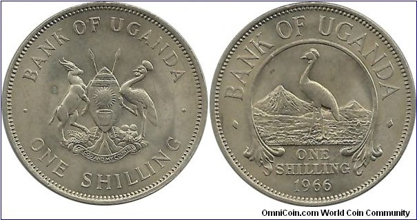 Uganda 1 Shilling 1966