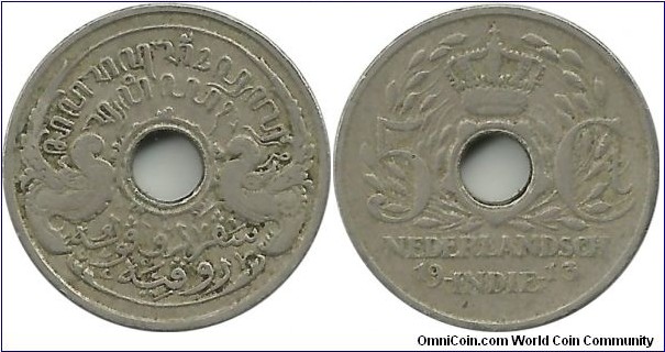 Nederlandsch Indie 5 Cents 1913