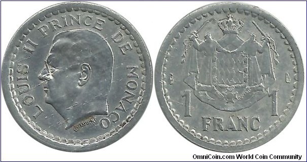 Monaco 1 Franc ND(1945)
