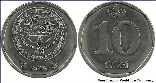 Kyrgizistan 10 Som 2009