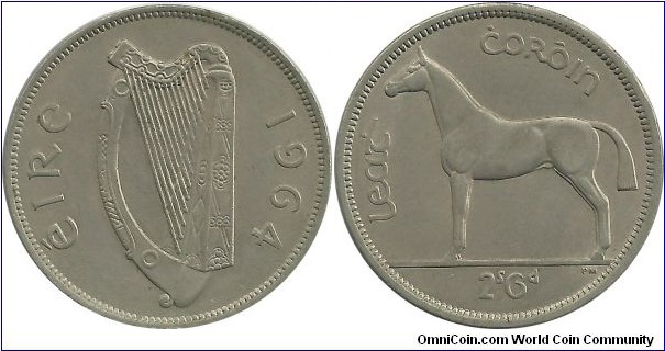 Ireland ½ Crown 1964