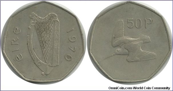 Ireland 50 Pence 1970