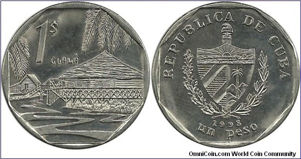 Cuba 1 Cuban Convertible Peso (CUC) 1998