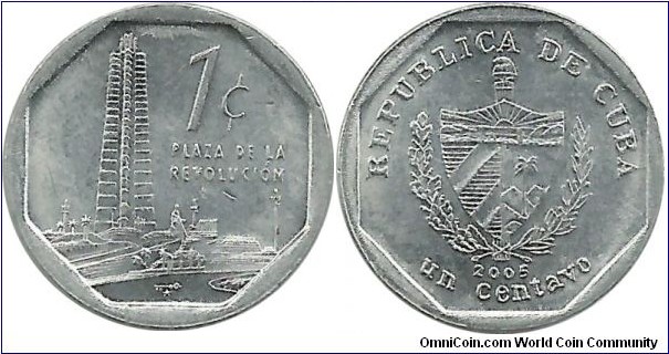 Cuba 1(CUC) Centavo 2005