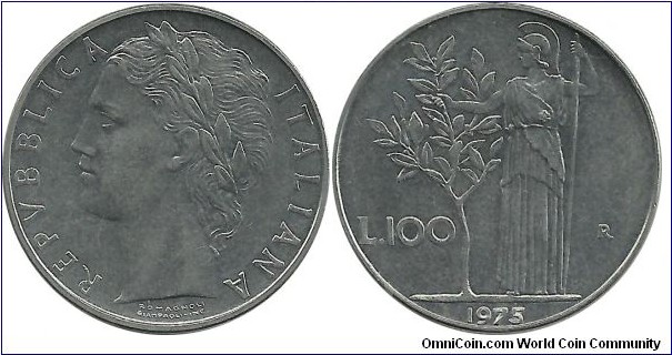 Italy 100 Lire 1975