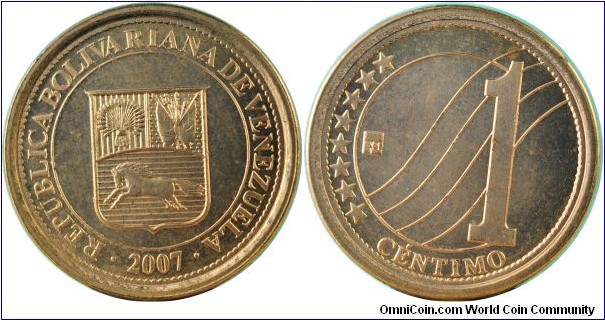 Venezuela1Centimo-BolivarFuerte-y87-2007