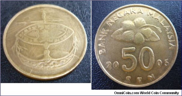 Gold colour 50 cent