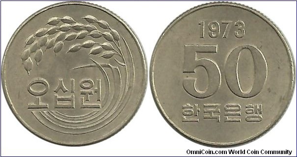 SKorea 50 Won 1973