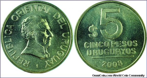 Uruguay5Pesos-km120.2-2008