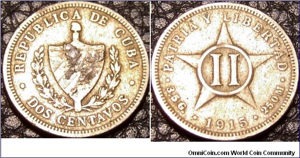 2 centavos Cuban