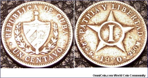 1 Centavo Cuban