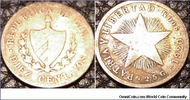 10 centavos Cuban