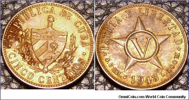 5 centavos Cuban
