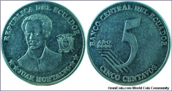 Ecuador5Centavos-JuanMontalvo-km105-2000