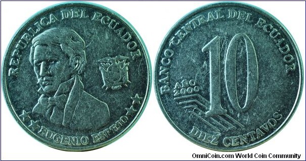 Ecuador10Centavos-EugenioEspejo-km106-2000