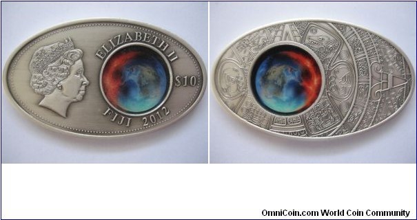 10 Dollars - Maya apocalypse - 20 g Ag .925 satined - mintage 1,000