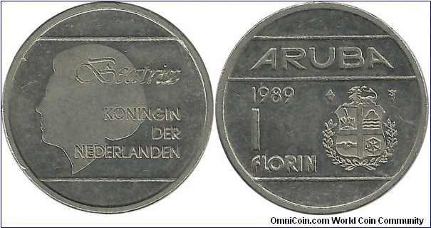 Aruba 1 Florin 1989