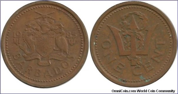 Barbados 1 Cent 1985