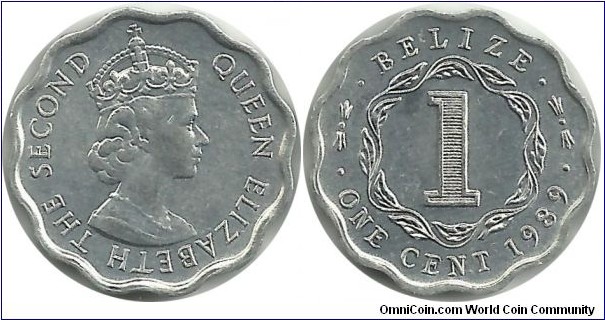 Belize 1 Cent 1989