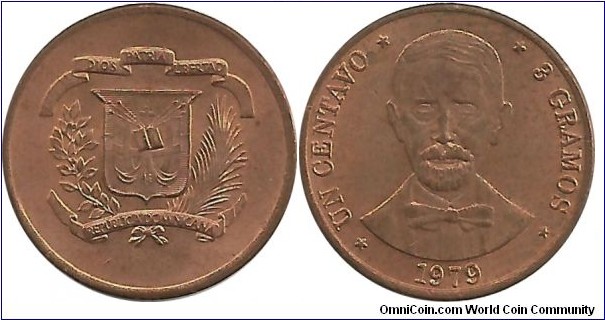 DominicanRepublic 1 Centavo 1979