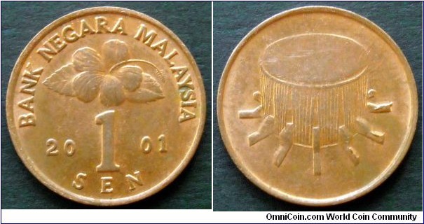 Malaysia 1 sen.
2001