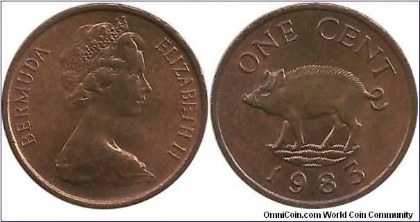 Bermuda 1 Cent 1983