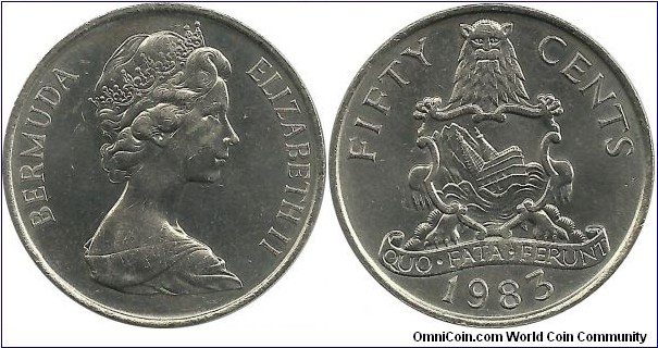 Bermuda 50 Cents 1983