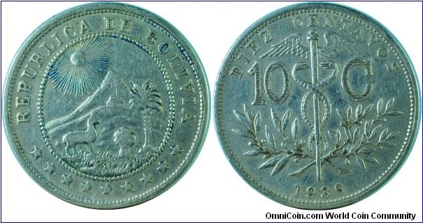 Bolivia10Centavos-km179.1-1936 