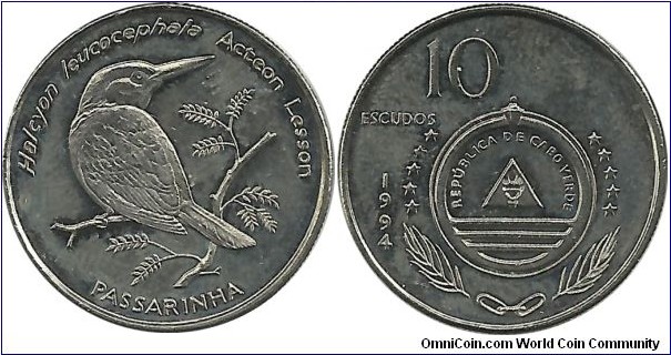 CaboVerde 10 Escudos 1994