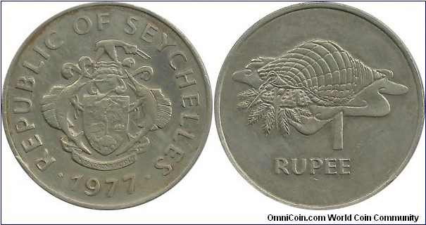 Seychelles 1 Rupee 1977