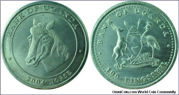 Uganda100Shilling-ChineseZodiac-Horse-km137-2004