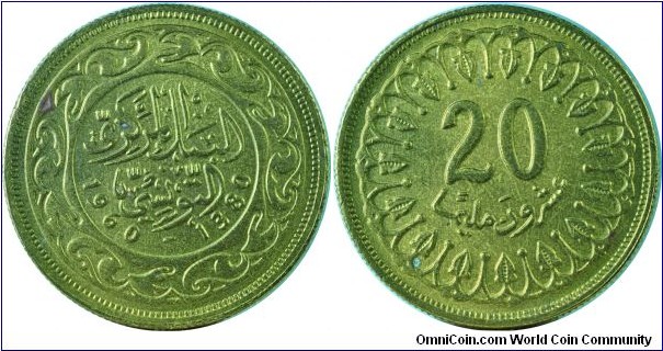 Tunisia20Millim-km307-(AH1380)1960