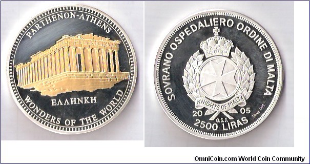 2500Liras Silver Coin (fineness 999)