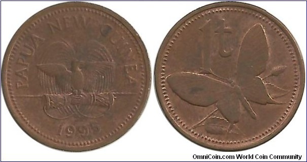 PapuaNGuinea 1 Toea 1995