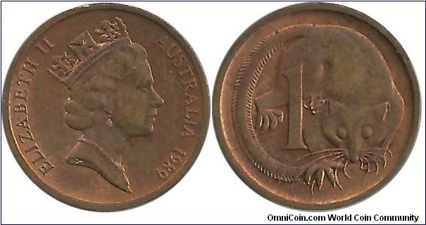 Australia 1 Cent 1989