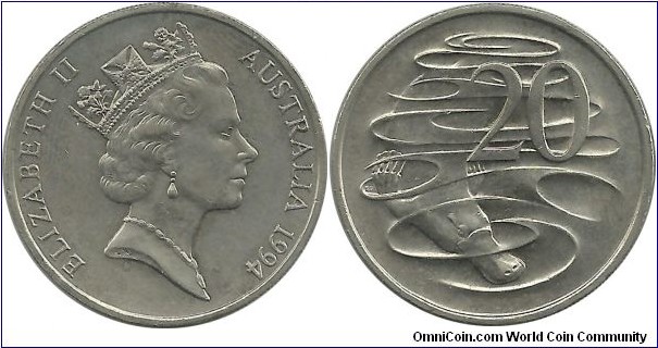 Australia 20 Cents 1994
