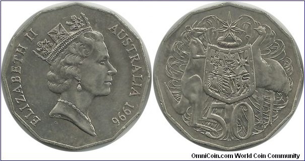 Australia 50 Cents 1996